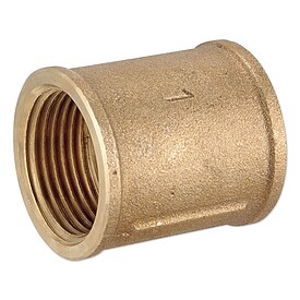 Rotguss Gewindefitting-Muffe 1'' IG x 1'' IG