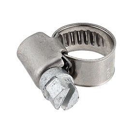 Schlauchschelle W5 aus Edelstahl (V4A) - Spannbereich 8 - 12 mm - Breite 9 mm