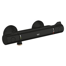 Aufputz-Brausethermostat Grohe Grohtherm 800, Ausladung 73 mm, matte black - 1022022430