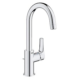 Waschtischmischer Grohe Eurosmart L-Size, Ausladung 140 mm, mit Zugstange, chrom - 23537003