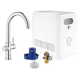 Spltischmischer Grohe Blue Professional Starter Kit, C-Auslauf, chrom mit Khler - 31323002