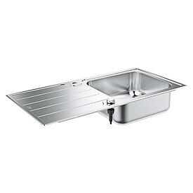 Edelstahlsple Grohe K500 mit 1 Becken 1000 x 500 mm reversibel - 31563SD1