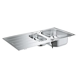 Edelstahlsple Grohe K200 mit 1, 5 Becken 965 x 500 mm reversibel - 31564SD1