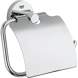 Papierrollenhalter Grohe Essentials mit Deckel, chrom - 40367001