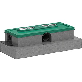 Hansgrohe uBox universal Grundk�rper f. Duschrinne, f�r flache Installation - 01000180