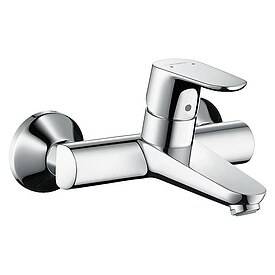 Wand-Waschtischmischer Hansgrohe Focus, Ausladung 197 mm, chrom - 31923000