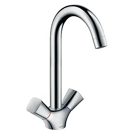 Zweigriff-Spltischmischer Hansgrohe 220 Logis M31 Schwenkauslauf, Ausladung 156 mm, chrom - 71280000
