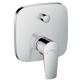 Unterputz-Wannenmischer Hansgrohe Talis E, Rosette 155 x 155 mm, chrom - 71745000