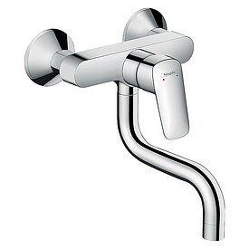 Wand-Spltischmischer Hansgrohe Logis M31 mit Schwenkauslauf, Ausladung 209 mm, chrom - 71836000