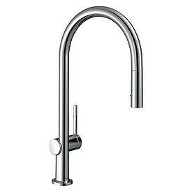 Spltischmischer Hansgrohe 210 Talis M54 herausziehbare Geschirrbrause, Ausladung 223 mm, chrom - 72800000