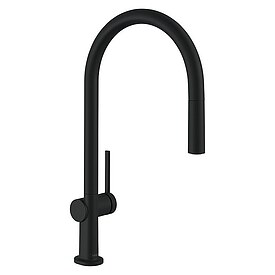 Spltischmischer Hansgrohe 210 Talis M54 Schwenkauslauf, Ausladung 223 mm, schwarz matt - 72802670