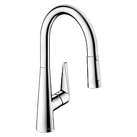 Spltischmischer Hansgrohe Talis S 200 herausziehbare Geschirrbrause, Ausladung 213 mm, chrom - 72813000