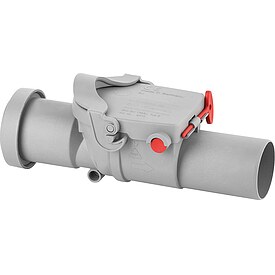 Haas R�ckstaudoppelverschluss DN 50 mit Notverschluss - in verschiedenen Formen