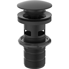 Ideal Standard Push-Open, schwarz matt, mit �berlauf - E1482XG