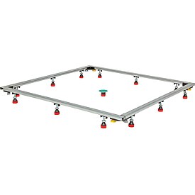 MEPA Montagerahmen SF Rechteck, Hhenverstellbar bis 190 mm - fr Mineralguss von 700 x 700 bis 1200 x 1800 mm - verschiedene Ausfhrungen