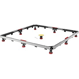 MEPA Montagerahmen SF Rechteck, Hhenverstellbar bis 190 mm - fr Stahl, Acryl u. Mineralguss von 700 x 700 bis 1500 x 1800 mm - verschiedene Ausfhrungen