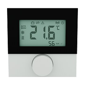 Mhlenhoff Alpha Smartware Raumbediengert Display mit Designscheibe, wei neutral – RDS 61011-N1