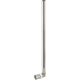 Pressfitting-Heizkrper-Anschlusswinkel 90 - 16 x 2,0 mm / 15 mm - Lnge 300 mm vernickelt