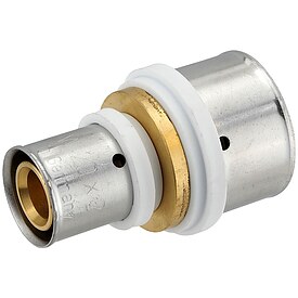 Pressfitting-Kupplung 32 x 3,0 mm - 20 x 2,0 mm fr MV-Rohr