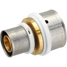 Pressfitting-Kupplung 40 x 3,5 mm - 26 x 3,0 mm f�r MV-Rohr