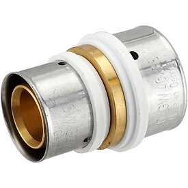 Pressfitting-Kupplung 40 x 3,5 mm - 32 x 3,0 mm f�r MV-Rohr