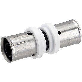 Pressfitting-Kupplung PPSU 16 x 2,0 mm - 16 x 2,0 mm f�r MV-Rohr