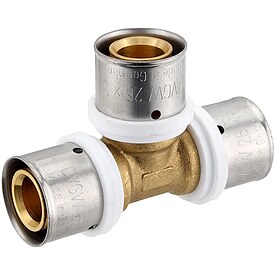 Pressfitting-T-Stck 26 x 3,0 - 26 x 3,0 - 26 x 3,0 mm fr MV-Rohr