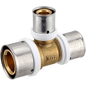 Pressfitting-T-St�ck - reduziert - 32 x 3,0 - 20 x 2,0 - 26 x 3,0 mm f�r MV-Rohr