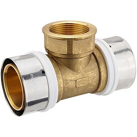 Pressfitting-T-St�ck 63 x 4,5 - 1 1/2 Zoll Innengewinde - 63 x 4,5 mm f�r MV-Rohr