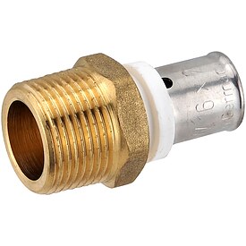 Pressfitting-bergang 16 x 2,0 mm - 3/4 Zoll Auengewinde fr MV-Rohr