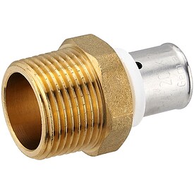 Pressfitting-bergang 20 x 2,0 mm - 1 Zoll Auengewinde fr MV-Rohr