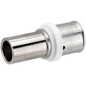 Pressfitting-bergang 20 x 2,0 mm MV-Rohr auf 18 mm Kupferrohr - Pressanschluss vernickelt