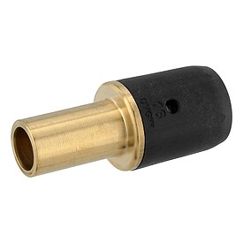 Steck-�bergang 16 x 2 mm MV-Rohr auf 15 mm Kupferrohr Pressanschluss