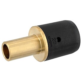 Steck-�bergang 20 x 2 mm MV-Rohr auf 15 mm Kupferrohr Pressanschluss