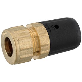 Steck-�bergang 20 x 2 mm MV-Rohr auf 15 mm Kupferrohr Schraubanschluss