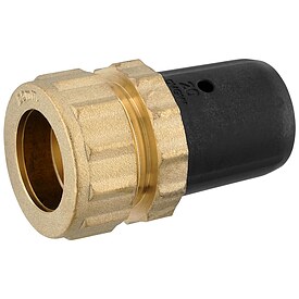 Steck-�bergang 20 x 2 mm MV-Rohr auf 22 mm Kupferrohr Schraubanschluss