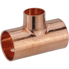 Kupfer-Lt-T-Stck - 28 x 15 x 28 mm - mit DVGW-Zulassung