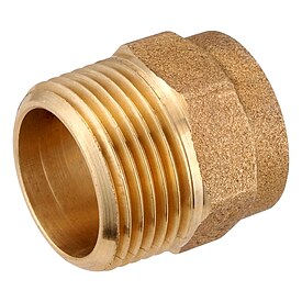 Rotguss-Lt-bergang - 22 mm - 3/4'' AG - mit DVGW-Zulassung