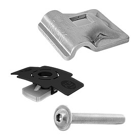 K2 Systems PV-Befestigung Blitzschutzklemme Festklemmen 8 mm f�r Single- und SolidRail-System