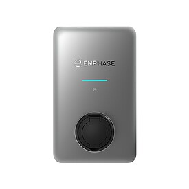 Enphase Wallbox EV-Charger 2 ein-/dreiphasig, mit Steckdose - von 7,4 - 22 kW