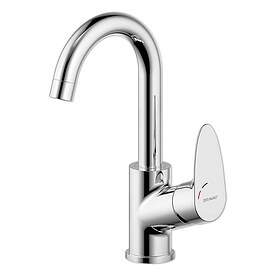 Waschtisch-Armatur BRAVAT PALMA mit hohem Auslauf, mit Zugstange, chrom - 3516002