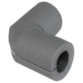 Iso-Winkelbogen selbstklebend fr Rohre  26 - 28 mm - Dmmschichtdicke 13 mm - 50% GEG
