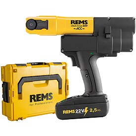 REMS Mini-Press 22 V ACC Radial-Pressmaschine Li-Ion Basis-Pack mit Koffer - 578014