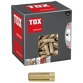 TOX Messing-Spreizdbel Metrix M6 x 22 mm Kleinpack - 25 Stck - 026100131