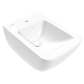 Wand-Bidet Villeroy & Boch Venticello, 1 Hahnloch, mit berlauf, wei - 44110001