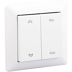 Viessmann Funk-Bedienschalter mit Rahmen zum Ankleben oder Anschrauben an die Wand - ZK02582