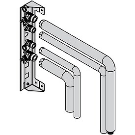 Viessmann Montagehilfe Kompaktger�t f�r einen Heiz-/K�hlkreis - Aufputzinstallation nach links - ZK06408