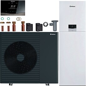 Vaillant W�rmepumpenpaket 4.1202 aroTHERM pro /7.1 VWL 115/7.1 A mit uniTOWER /7 E 18L, Regelung VRC 720/3 - 8000050533