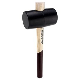 Gummihammer GEDORE - hart - schwarz - mit Eschenstiel - 380 mm - Kopf-: 75 mm - 226E-3