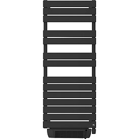 Elektro-Handtuchheizkrper COBALTO E-Flow, mit Geblse, anthrazit - 1094 x 550 mm - 500 W